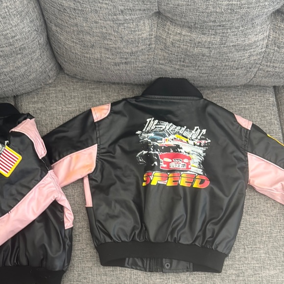 Pink and Black Racing Jacket - Picture 7 of 8